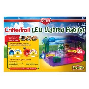 New!🐁HAMSTER, GERBIL or MICE Cage CritterTrail Lighted Habitat
